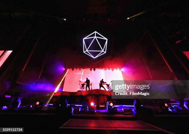 Performs on Bacardi Sound of Rum Stage during the 2018 Life Is Beautiful Festival on September 23, 2018 in Las Vegas, Nevada.