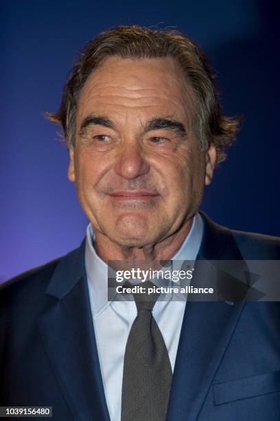 Director Oliver Stone arrives at the premiere of Snowden during the 41st Toronto International Film Festival, TIFF, at Roy Thomson Hall in Toronto,...