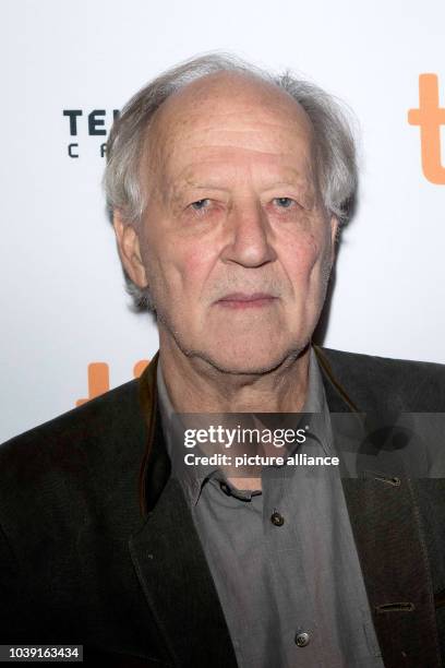 Director Werner Herzog attends the premiere of the movie 'Salt and Fire' during the 41st Toronto International Film Festival, TIFF, at Elgin Theatre...