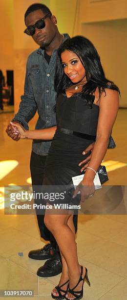 Mephitz and Antonia Carter attends the "Takers" premiere after party at 200 Peachtree on August 25, 2010 in Atlanta, Georgia.