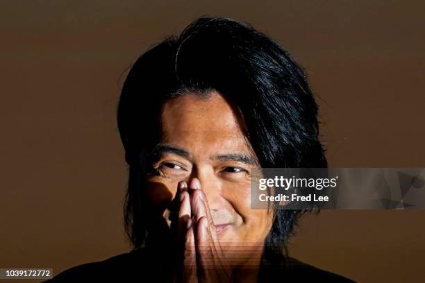 Hong Kong actor Chow Yun-Fat attends Film 'Project Gutenberg' Premiere on September 24, 2018 in Beijing, China.