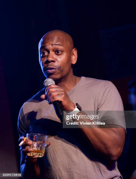 Dave Chappelle performs at The Imagine Ball Honoring Serena Williams Benefitting Imagine LA Presented By John Terzian & Val Vogt on September 23,...