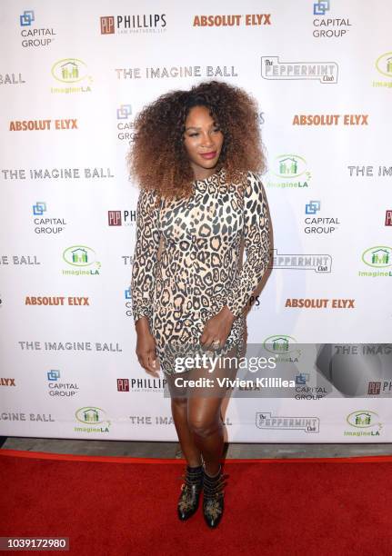 Serena Williams attends The Imagine Ball Honoring Serena Williams Benefitting Imagine LA Presented By John Terzian & Val Vogt on September 23, 2018...