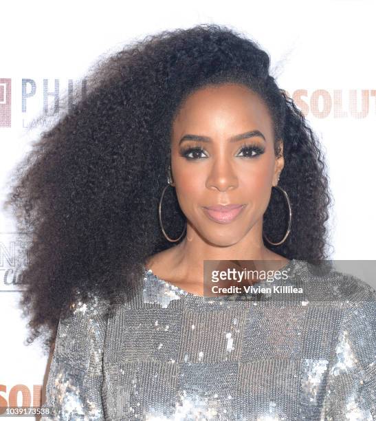 Kelly Rowland attends The Imagine Ball Honoring Serena Williams Benefitting Imagine LA Presented By John Terzian & Val Vogt on September 23, 2018 in...
