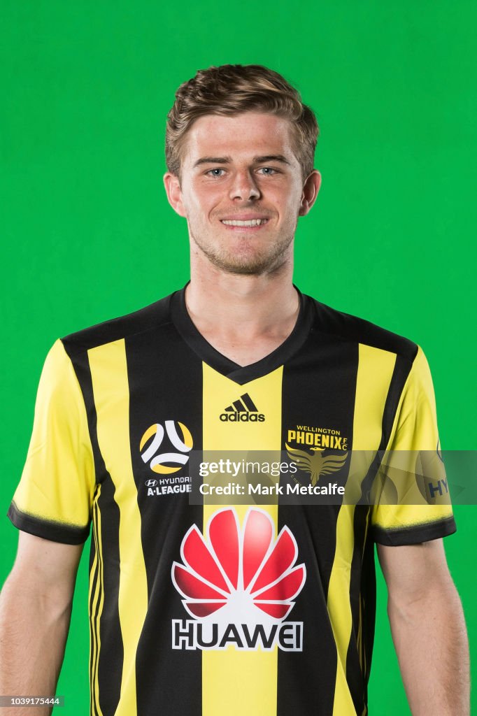 Alex Rufer poses during the Wellington Phoenix A-League headshots ...