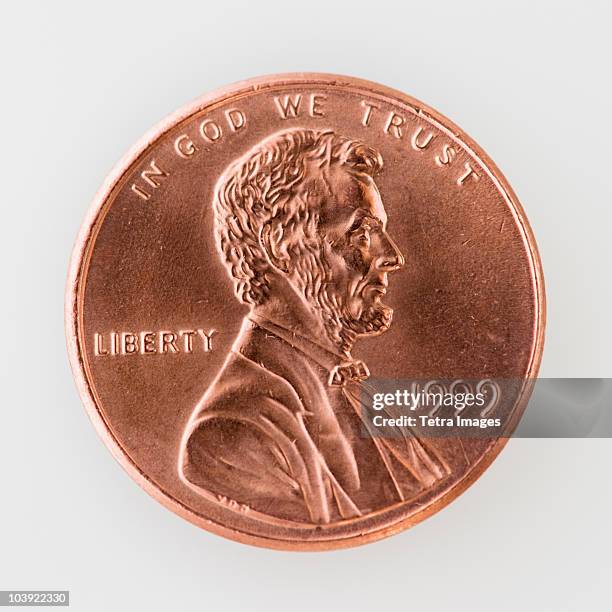 one penny - 米国硬貨 ストックフォトと画像