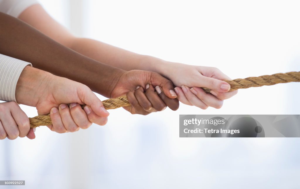Simple Hand Pulling Rope Hands Pulling Rope High-Res Stock Photo - Getty Images
