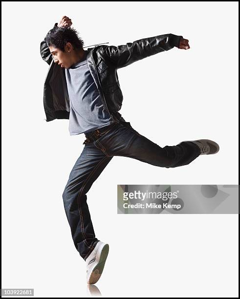 male hip hop dancer - modern boy hipster stock pictures, royalty-free photos & images