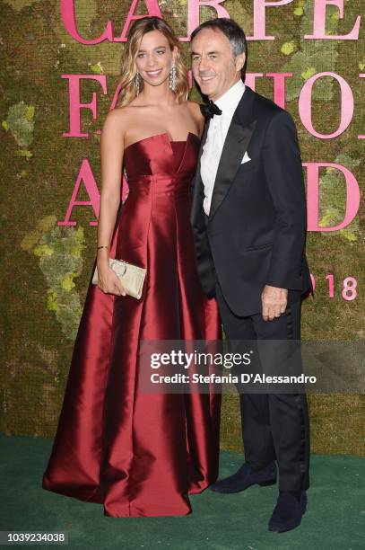 Guests attend the Green Carpet Fashion Awards at Teatro Alla Scala on September 23, 2018 in Milan, Italy.