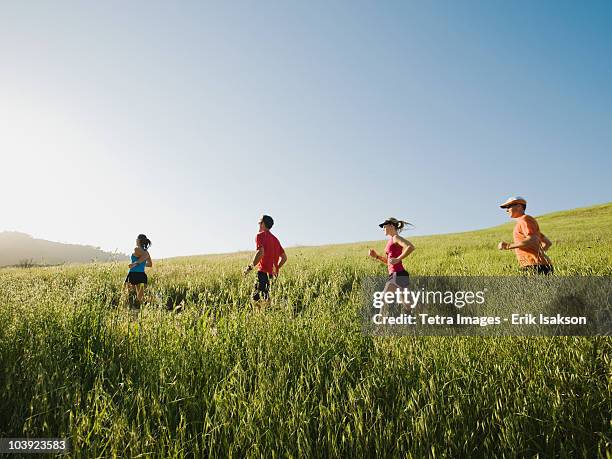 trail running - southern california stock pictures, royalty-free photos & images