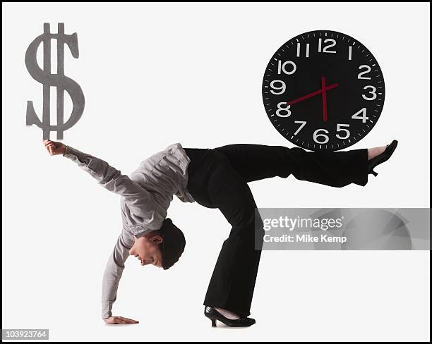 businesswoman bending over backwards - leaning over stock pictures, royalty-free photos & images