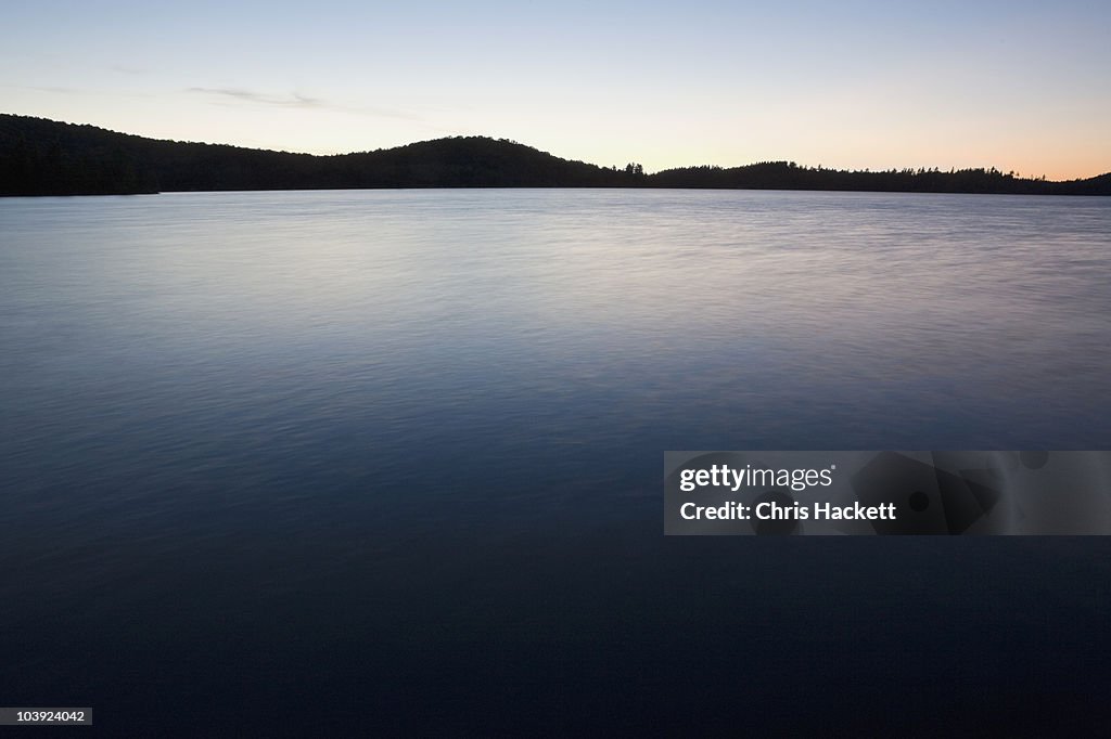 Lake at twilight