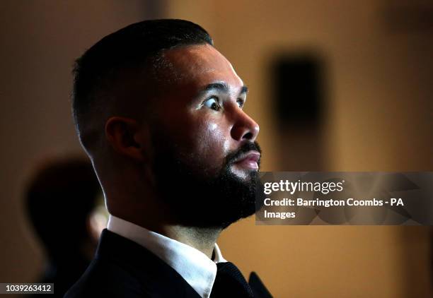 Tony Bellew during the press conference at the Radisson Blu Edwardian Hotel, Manchester.