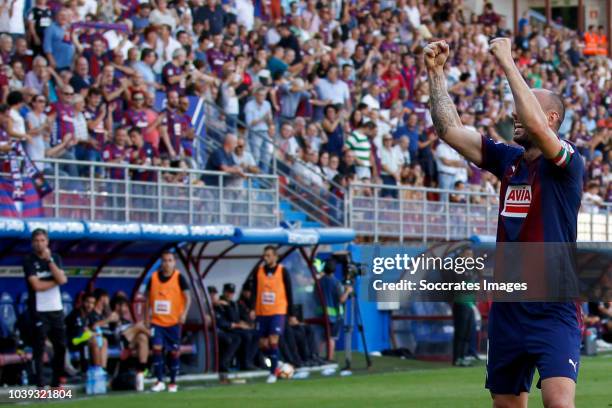 Ivan Ramis Barrios of SD Eibar during the La Liga Santander match between Eibar v Leganes at the Estadio Municipal de Ipurua on September 22, 2018 in...