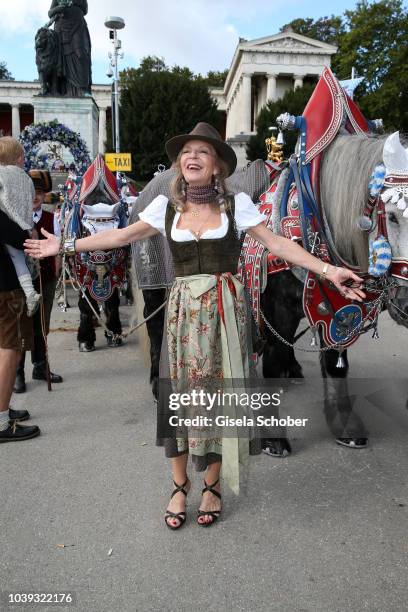 Trixi Millies during the 'Sixt Damen Wiesn' as part of the Oktoberfest 2018 at Schuetzenfestzelt at Theresienwiese on September 24, 2018 in Munich,...