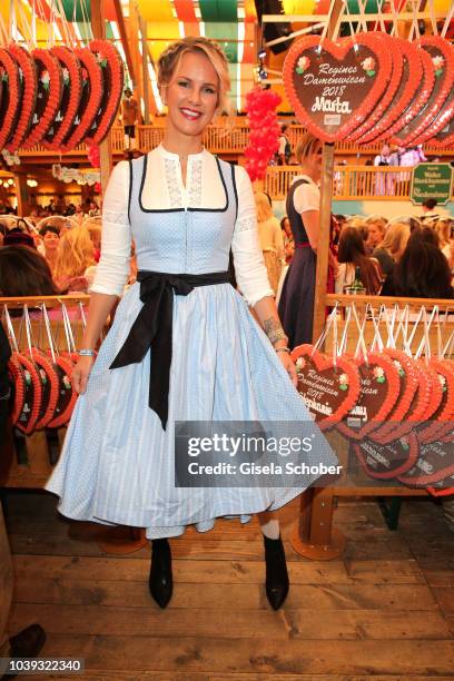 Monica Ivancan during the 'Sixt Damen Wiesn' as part of the Oktoberfest 2018 at Schuetzenfestzelt at Theresienwiese on September 24, 2018 in Munich,...