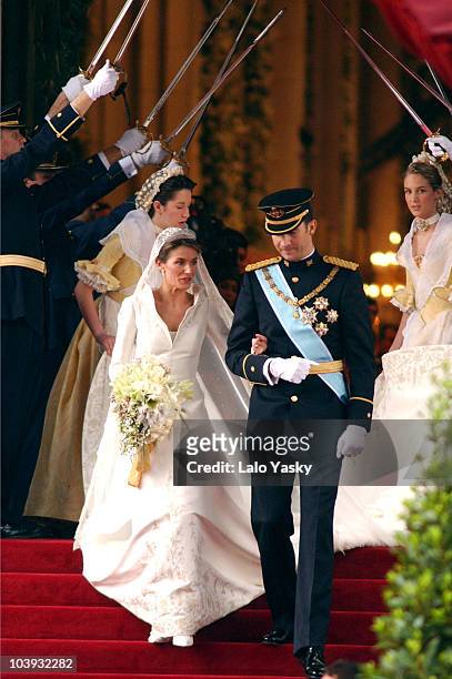 Princess Letizia Ortiz and Crown Prince Felipe