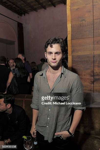 Actor Penn Badgley attends Lacoste L!VE at The Rose Bar at Gramercy Park Hotel on September 8, 2010 in New York City.