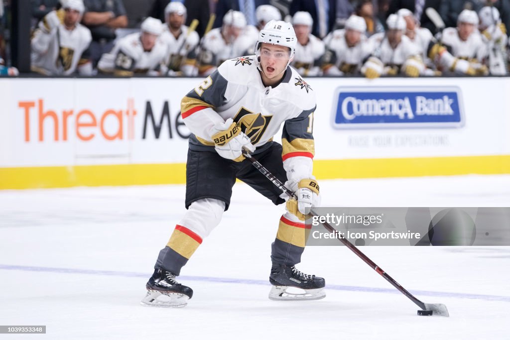 NHL: SEP 22 Preseason - Golden Knights at Sharks