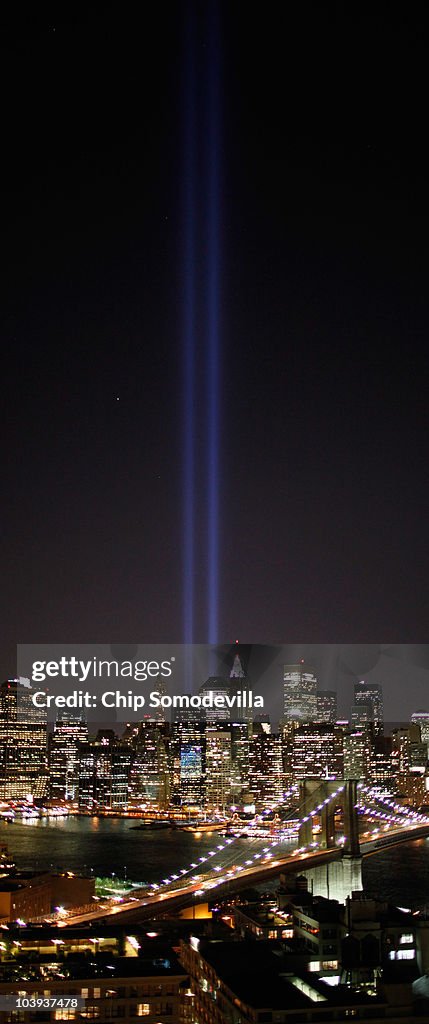 Ground Zero Memorial Lights Tested