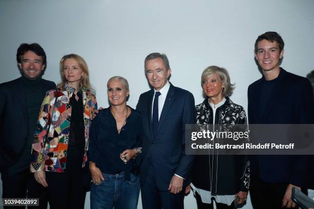 General manager of Berluti Antoine Arnault, Louis Vuitton's executive vice president Delphine Arnault, Stylist Maria Grazia Chiuri, Owner of LVMH...