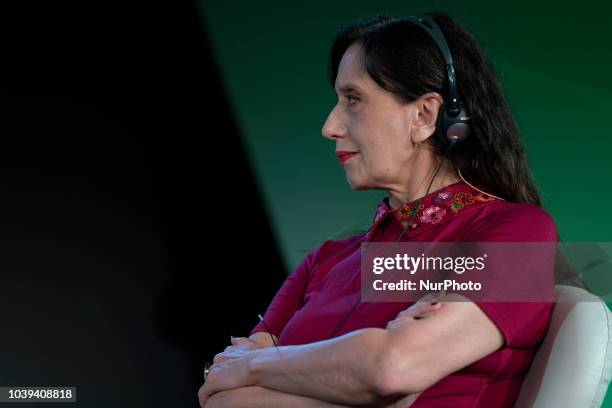 Luz Casal attends the 'Presente y Futuro de la Investigación del Cancer' event on September 24, 2018 in Madrid, Spain.