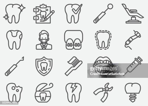 歯科線アイコン - 歯科用機器点のイラスト素材／クリップアート素材／マンガ素材／アイコン素材