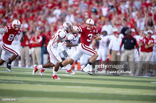 Nebraska QB Taylor Martinez in action vs Western Kentucky. Lincoln, NE 9/4/2010 CREDIT: David E. Klutho