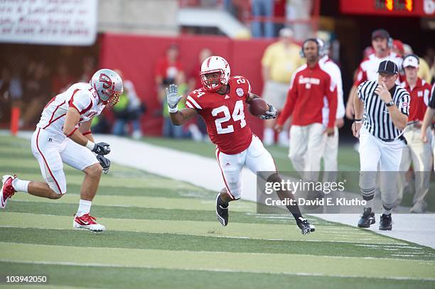 Nebraska Niles Paul in action vs Western Kentucky. Lincoln, NE 9/4/2010 CREDIT: David E. Klutho