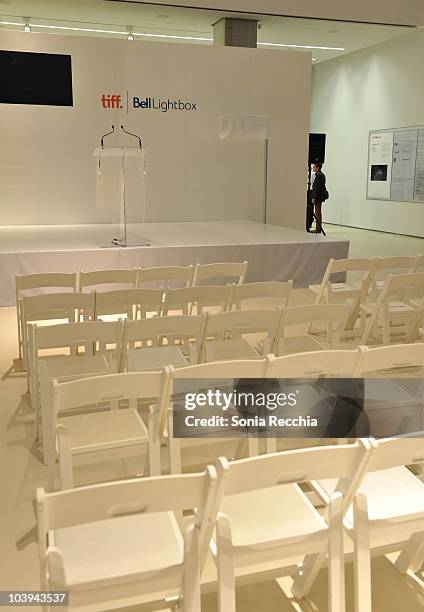 General view of the atmosphere at the Reitman Square Dedication held at TIFF Bell Lightbox during the 35th Toronto Film Festival on September 8, 2010...