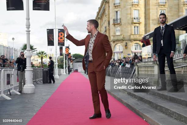 Ryan Gosling attends 'First Man' premiere during 66th San Sebastian Film Festival on September 24, 2018 in San Sebastian, Spain.