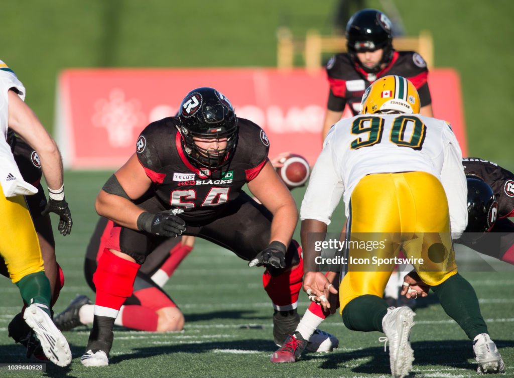 CFL: SEP 22 Edmonton Eskimos at Ottawa Redblacks