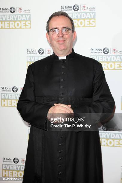 The Reverend Richard Coles attends the St John Ambulance Everyday Heroes Awards, supported by Laerdal Medical, which celebrate those that save lives...