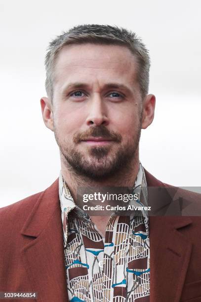 Ryan Gosling attends 'First Man' premiere during 66th San Sebastian Film Festival on September 24, 2018 in San Sebastian, Spain.