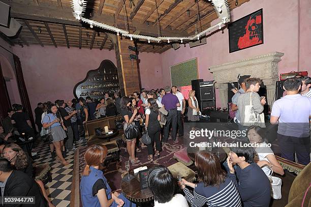 General view of atmosphere during Lacoste L!VE at The Rose Bar at Gramercy Park Hotel on September 8, 2010 in New York City.