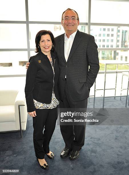 Susan Michaels and Barry Michaels attend the Reitman Square Dedication held at TIFF Bell Lightbox during the 35th Toronto Film Festival on September...