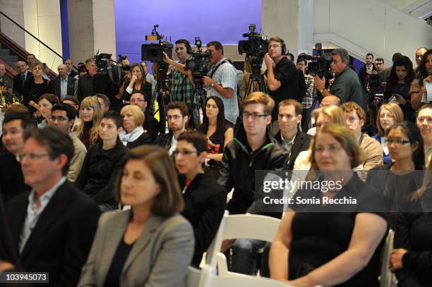 General view of atmosphere at the Reitman Square Dedication held at TIFF Bell Lightbox during the 35th Toronto Film Festival on September 8, 2010 in...