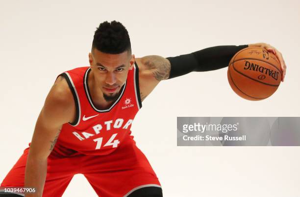 Toronto Raptors guard Danny Green as the Toronto Raptors host their media day before going to Vancouver for their training camp. Media Day was held...
