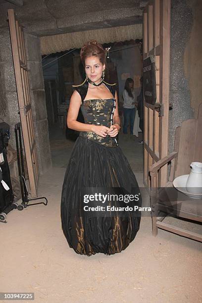 Myriam Gallego attends 'Aguila Roja' new season photocall at Television Española studios on September 9, 2010 in Madrid, Spain.