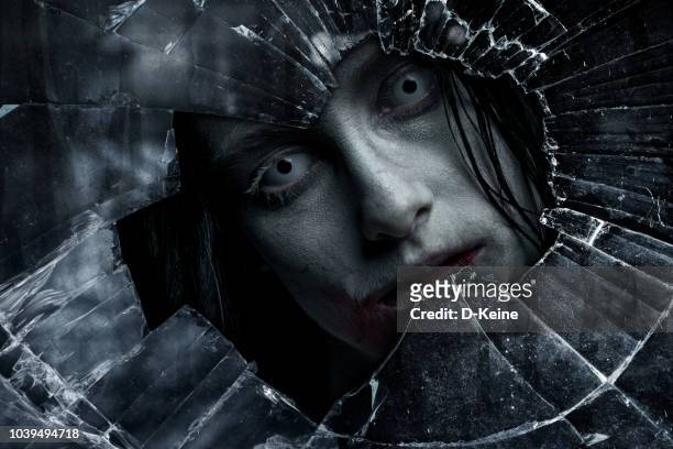 zombie - devil woman stock pictures, royalty-free photos & images