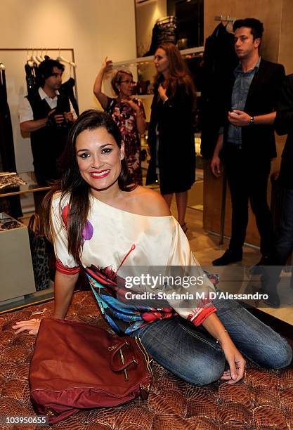 Alena Seredova attends Roberto Cavalli Milan Fashion Night Out on September 9, 2010 in Milan, Italy.