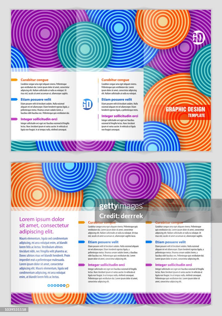 Generic Leaflet Example Leaflet Design Example High-Res Vector Graphic - Getty Images