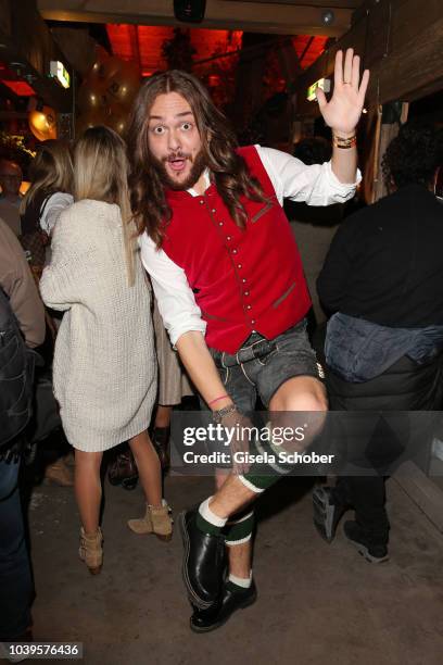 Riccardo Simonetti during the Oktoberfest 2018 Angermaier Wiesn at Kaeferschaenke at Theresienwiese on September 24, 2018 in Munich, Germany.