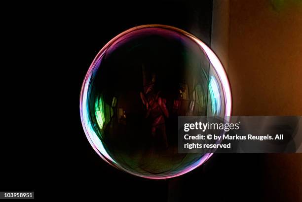 soap bubble - bellenblaas stockfoto's en -beelden