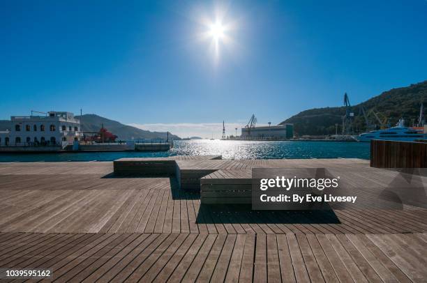 cartagena bay - promenade seafront stock pictures, royalty-free photos & images