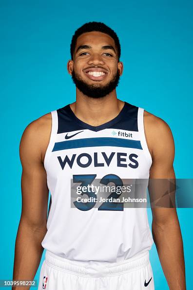 Towns Wolves Karl-Anthony Towns of the Minnesota Timberwolves poses for a headshot ...