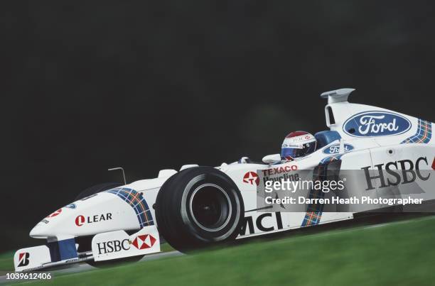 Jos Verstappen of the Netherlands drives the HSBC Stewart Ford F1 Team Stewart SF02 Ford Zetec V10 during the Formula One Austrian Grand Prix on 26th...