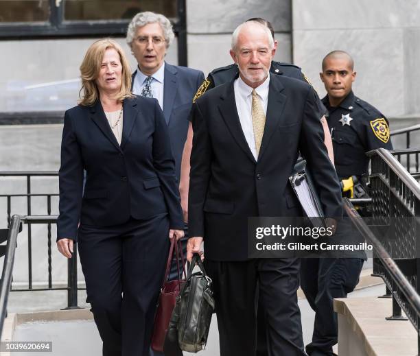 Actor/stand-up comedian Bill Cosby's attorney Joseph P. Green Jr. Leaving Bill Cosby's first day of Sentencing for his sexual assault trial at the...