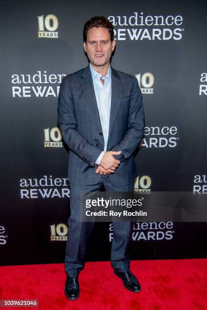 Steven Pasquale attends the Broadway Loyalty Program Audience Rewards 10th Anniversary celebration at Sony Hall on September 24, 2018 in New York...