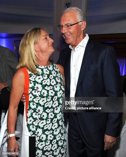Soccer legend Franz Beckenbauer and his wife Heidrun enjoying the gala that is being held as part of the 29th Kaiser Cup golf tournament. The event...